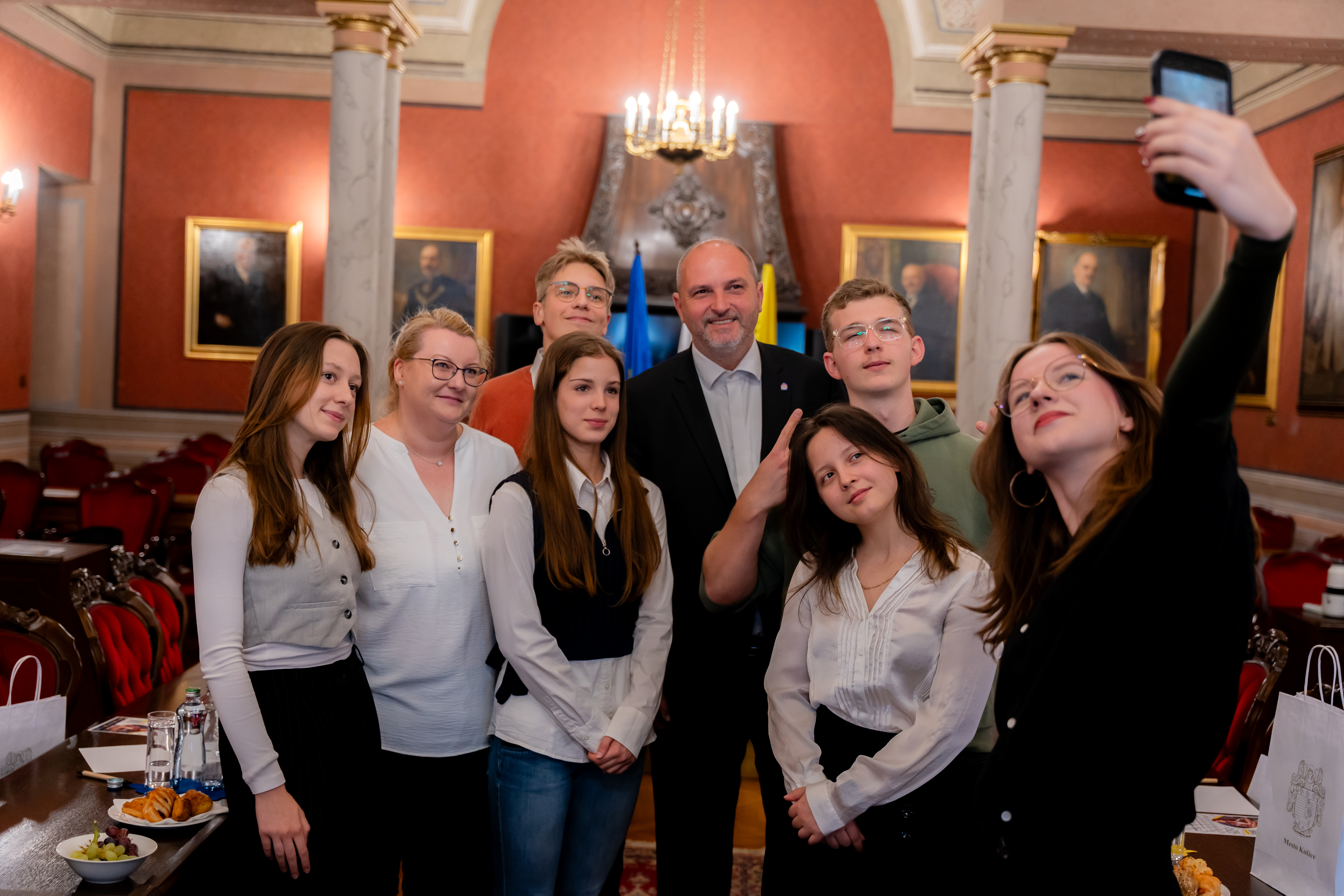 Prijatie studentov v Historickej radnici-25